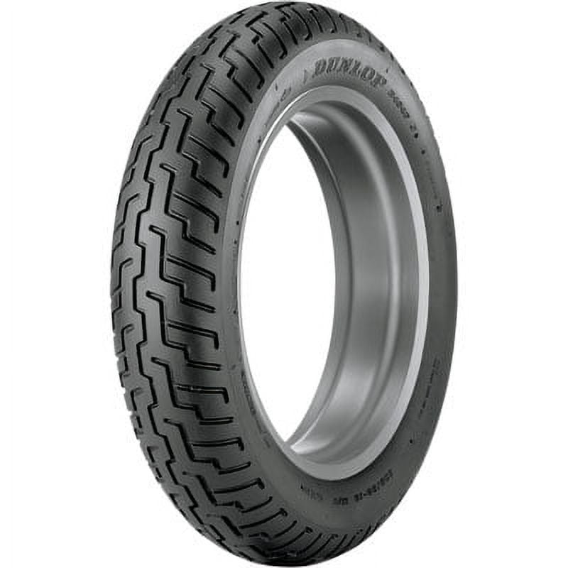 120/90-18 (65H) Dunlop D404 Front Motorcycle Tire Black Wall For Yamaha, Honda