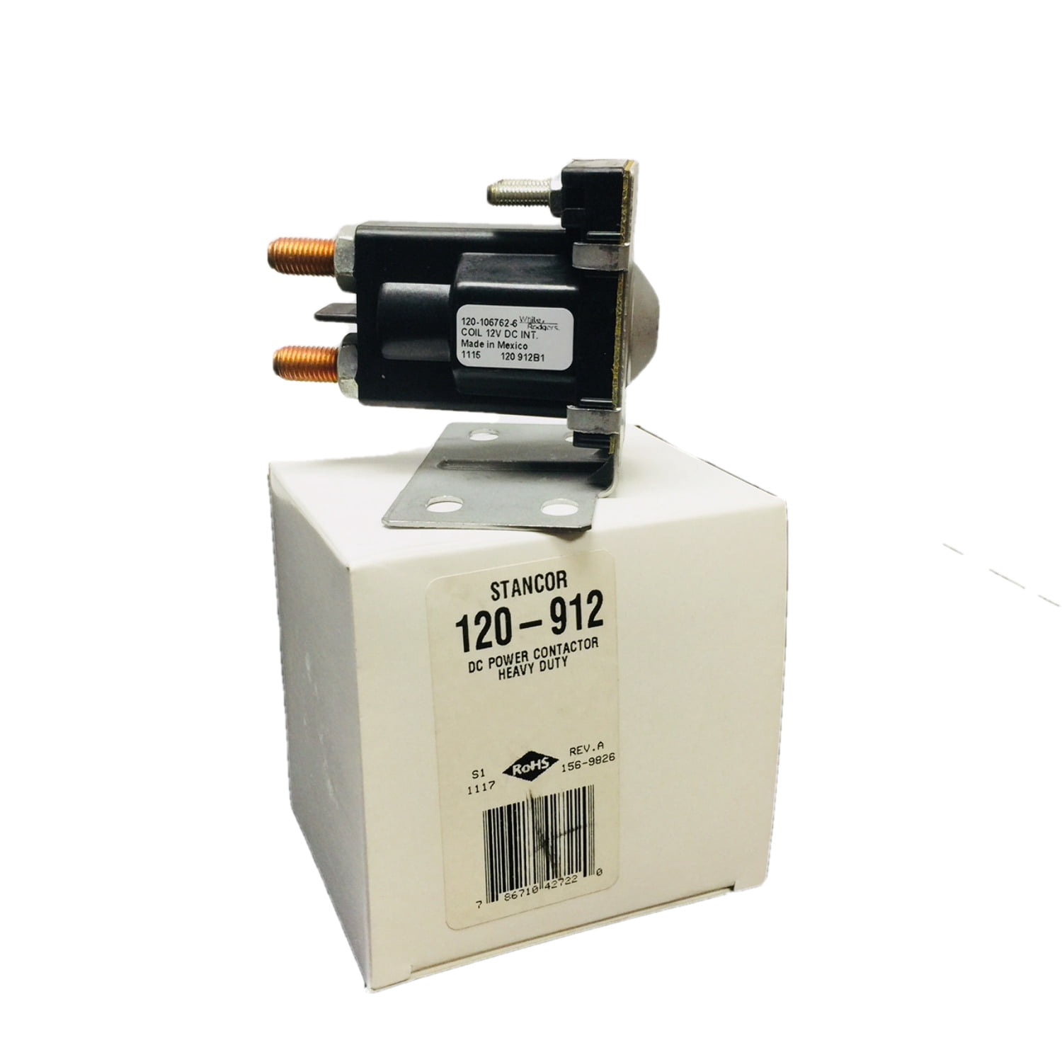 SOLENOID RELAY SWITCH 12V 4 TERMINAL CONTINUOUS DUTY Replaces - Foto 9
