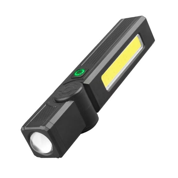 120 Adjustable LED Flashlight Magnetic Tail Portable Work Light With Modes Type C Charging