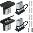 thumbnail image 1 of 120 Amp Battery Quick Disconnect Connector with Plug Mounting Panel Battery Cable Connector Battery Terminal Connectors Flush Mount Recessed Plate, 1 of 12