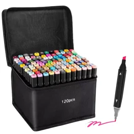 Crayola Super Tips Washable Marker Set of 50- FLAX art