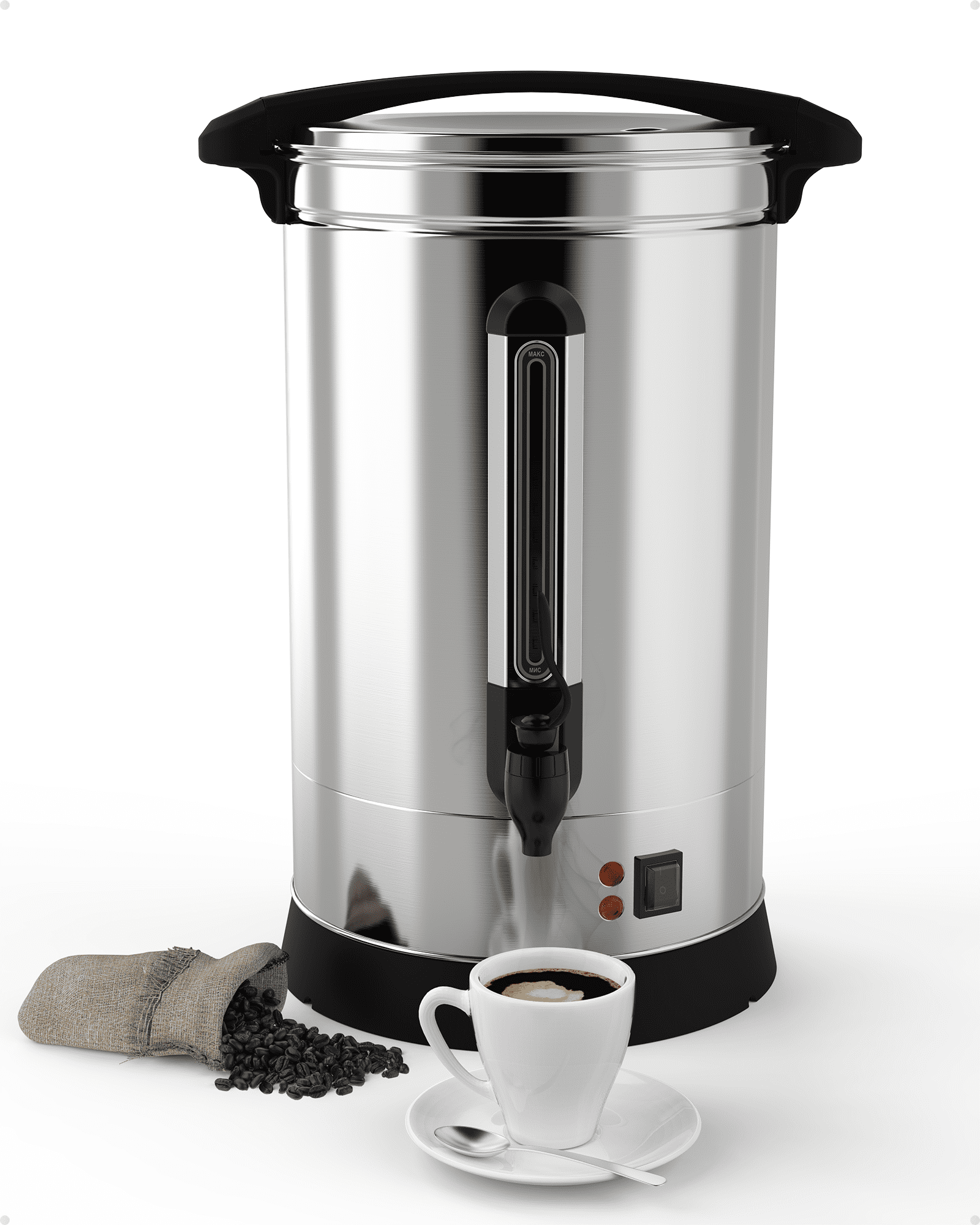 Proctor Silex Commercial, Coffee Urn, 60 Cup, Hot Beverage Dispenser -  Walmart.com