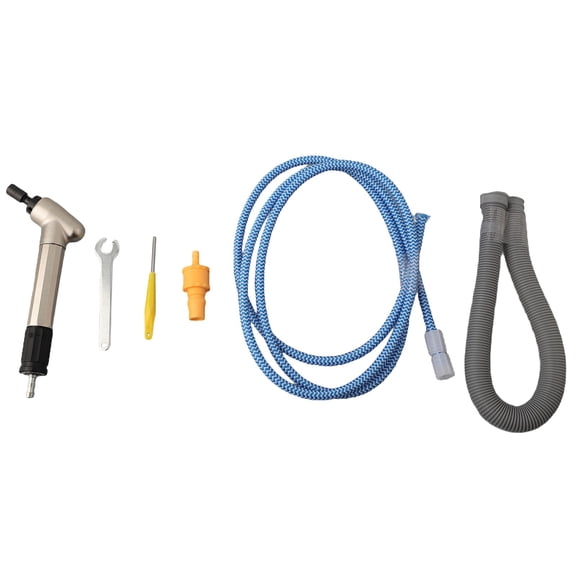 120 Degree Pneumatic Air Die Grinder Kit 52500 RPM for Mini Grinding Pen for Glass Stone Metal Polishing DIY Craft Tool with Adapter