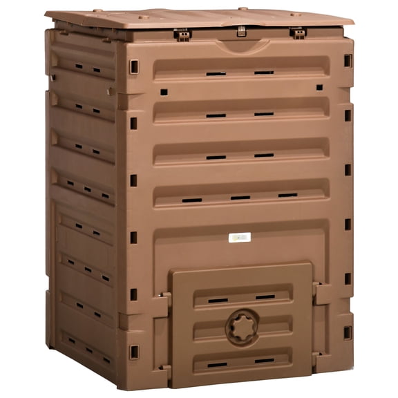 120 Gallon Capacity, Easy - assemble Composter / Fast Soil Production in 4 - 12 Weeks