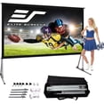 thumbnail image 1 of 120-INCH Projector Screen|Outdoor Indoor Movie Screens|16:9 Freestanding Portable Foldable ProjectionStand|Home Theater, OMS120H2, 1 of 5
