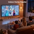 thumbnail image 1 of 120 Inch Projector Screen with Stand, All-Metal Frame Portable Projection Kit for Indoor Outdoor Home Theater, 1 of 7