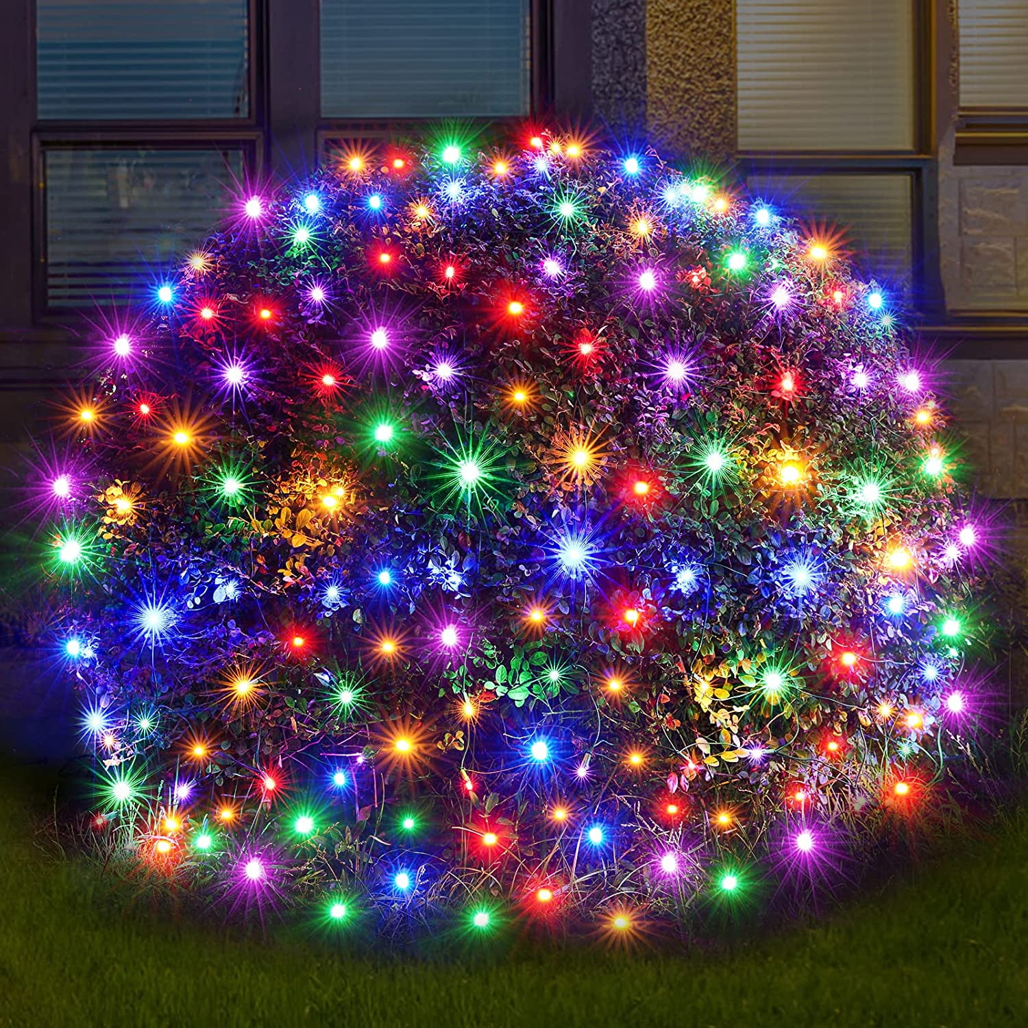 120 LED Connectable Outdoor Christmas Net Lights 6Ft x 4Ft
