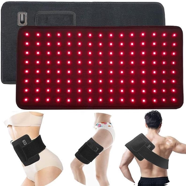120 LED Light Therapy Belts, red Light, Infrared Physiotherapy Lamps, Heating Waist Support, Pulse Heat compresses, Physiotherapy Waist Care