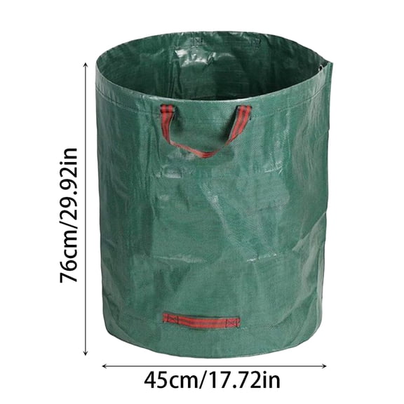 120 Liter Large Reusable Garden Garbage Bag - Sturdy Self Standing Leaf Bag - Uv Protected Outdoor Waste Container - Durable Yard Cleanup Sack for Grass and Debris