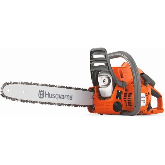 120 Mark III Gas Chainsaw, 38-cc, 2-Cycle X-Torq Engine, 14 Inch Chainsaw with Automatic Oiler, For Wood Cutting and Tree Pruning, 970739614