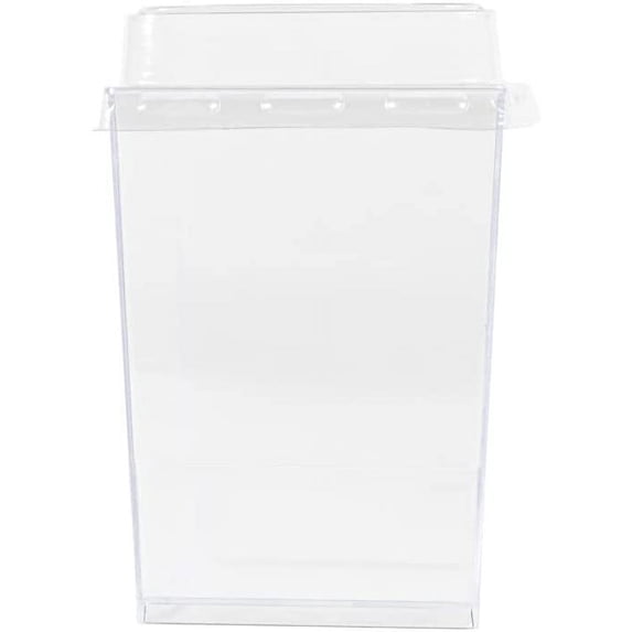 (120 PACK) EcoQuality 6 oz Square Clear Plastic Dessert Cups with Dome Lids - Disposable Parfait Cups with Lids - Square Treat Candy Boxes, Tumbler Cup, Appetizers, Puddings, Tiramisu, Yogurt, Mousse