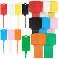120 PCS 8 Colors Plastic Shipping Tags, 2.44