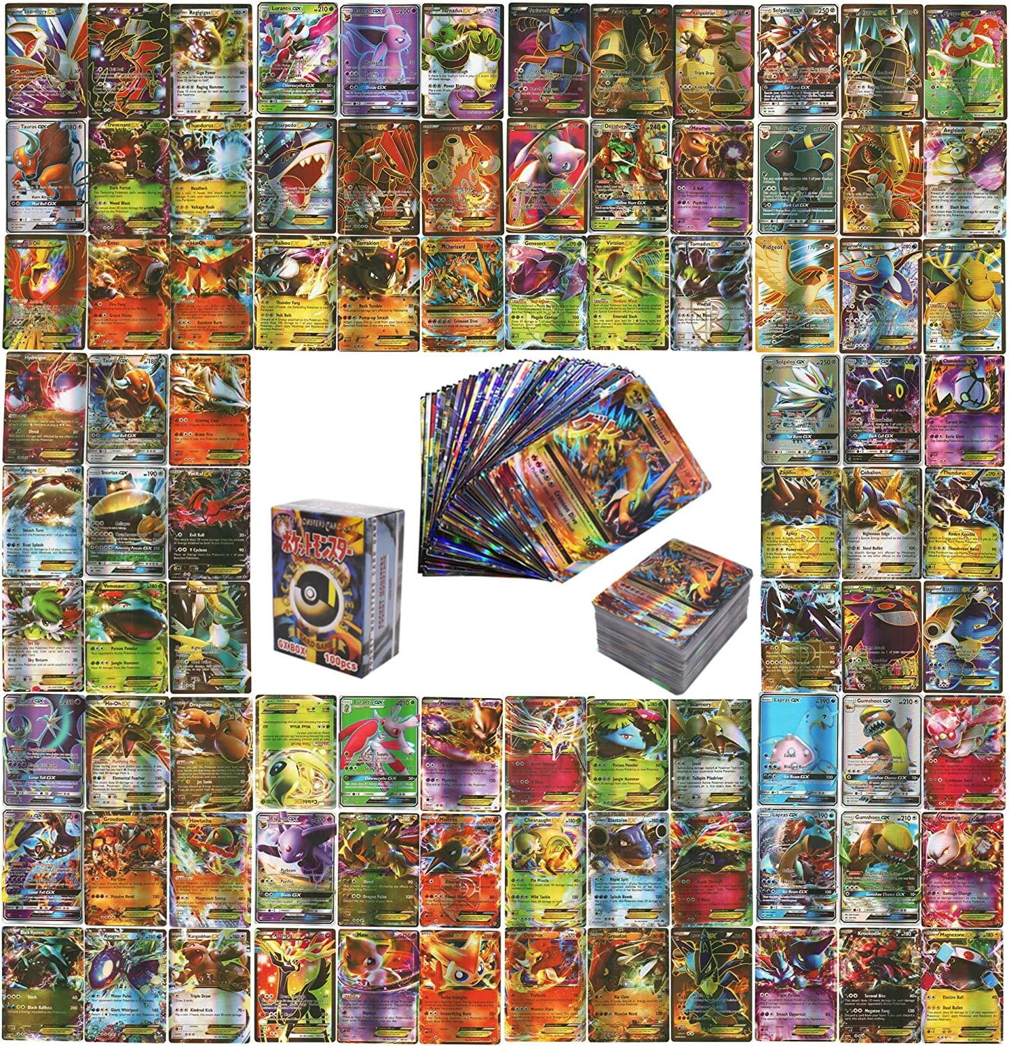 Pokerrrr 2 Hack See All Cards 2020 120 PCS Assorted TCG Poke Cards Packs Ultra Rare Shiny Collection Cards