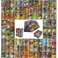 120 PCS Assorted TCG Poke Cards Packs Ultra Rare Shiny Collection Cards ...