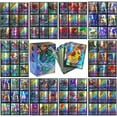 120 PCS Assorted TCG Poke Cards Packs Ultra Rare Shiny Collection Cards ...
