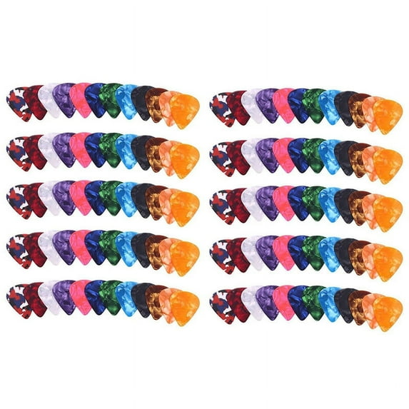 120 Pack Abstract Art Colorful Guitar Picks, Unique for Bass, Acoustic Guitars Includes 0.46mm, 0.71mm, 0.96mm