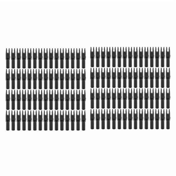 120 Pack Archery Arrows Nock ID 6.2mm Arrows Nocks Insert Tail for DIY Hunting Shootings Arrows Compound Recurve Bow