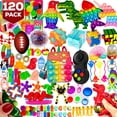thumbnail image 1 of 120 Pack Fidget Toy Set – Sensory Stress Relief Toys for Kids & Adults, Party Favor Gifts, Goodie Bag Fillers, Classroom Prizes, Pinata Fillers, Treasure Box Rewards, 1 of 1