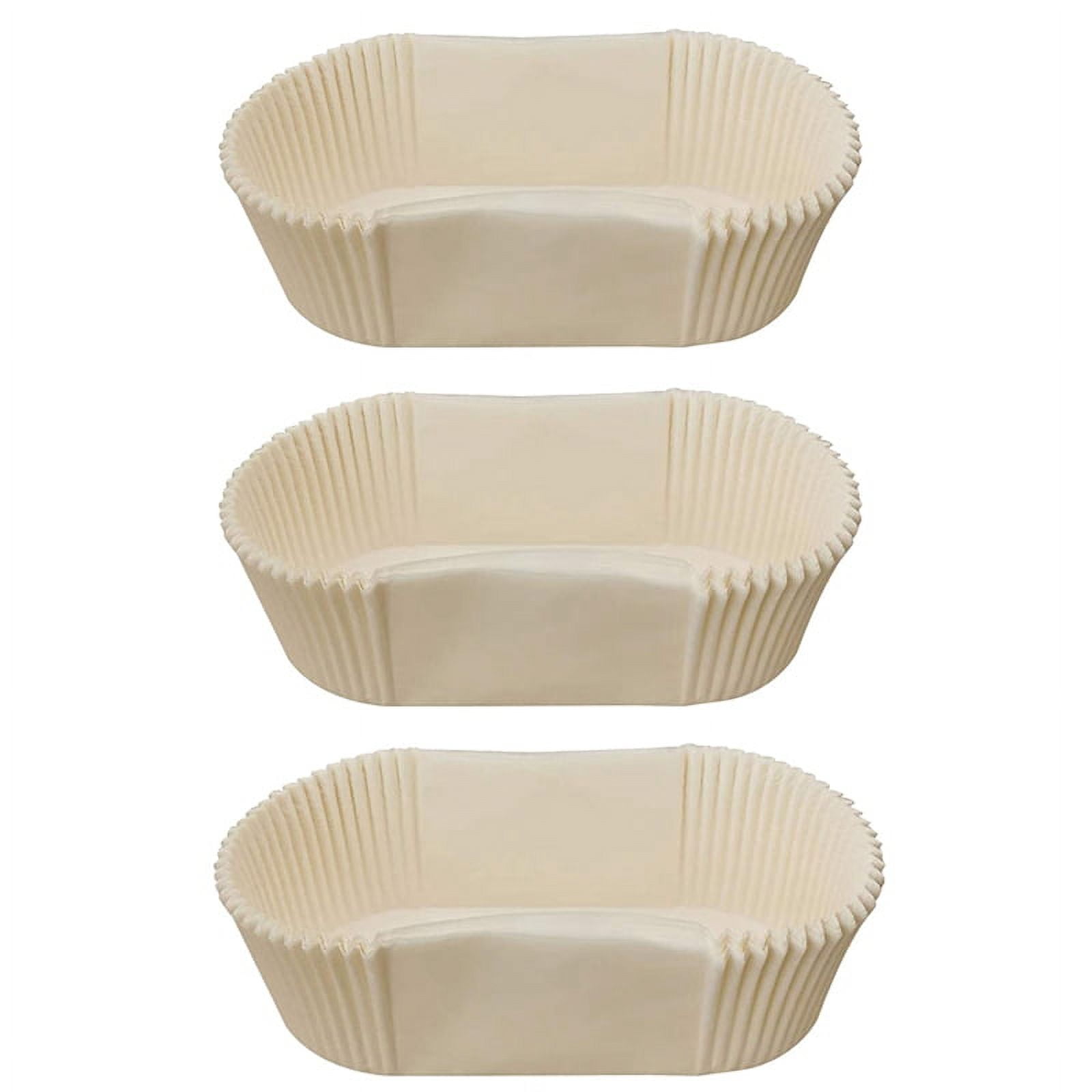 120 Pack Greaseproof Loaf Tin Liners Straight Edge Baking Parchment