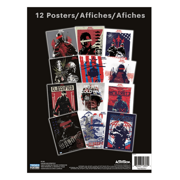 120 Pack Poster Book Call of Duty, Stunning Collection of Action Packed Posters Featuring Iconic Battles, Characters, Weapons, Perfect for Gamers, Collectors, Military Art Fans, Bulk