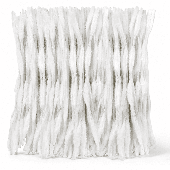 120 Pack White Pipe Cleaners Chenille Stems 12 Inch DIY Craft Supplies