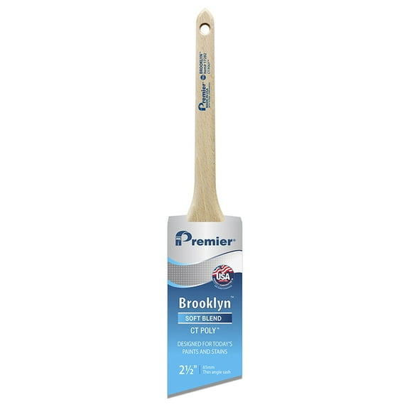 120-Pack of 2-1/2” Premier 17282 Brooklyn Thin Angle Sash CT Paint Brush
