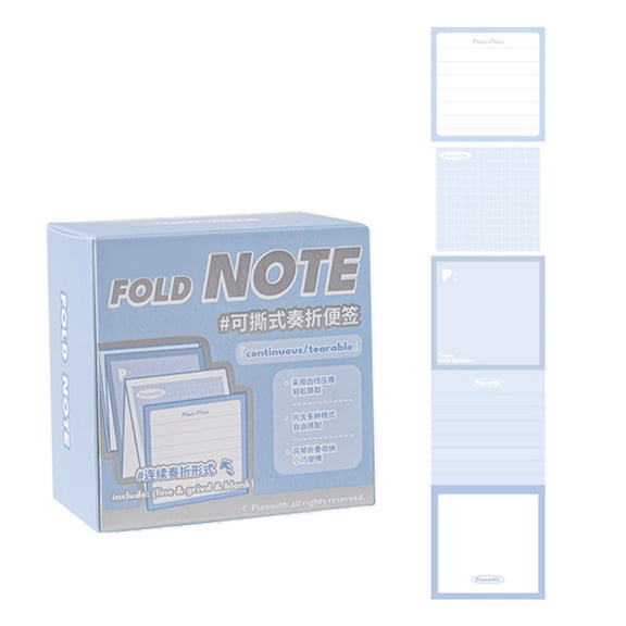 120 Pages Fold Sticky Notes Writable Page Marker Multifunctional Sticky Notes Memos Pad for Student Teacher