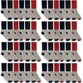 thumbnail image 1 of 120 Pairs Of SOCKS'NBULK Mens Cotton Thermal Crew Socks, Cold Weather Boot Sock Shoe Size 8-12, 1 of 7