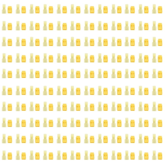 120 Pairs TTap Quick Splice Wire Electrical Terminals Connectors Assortment Kit(Yellow )