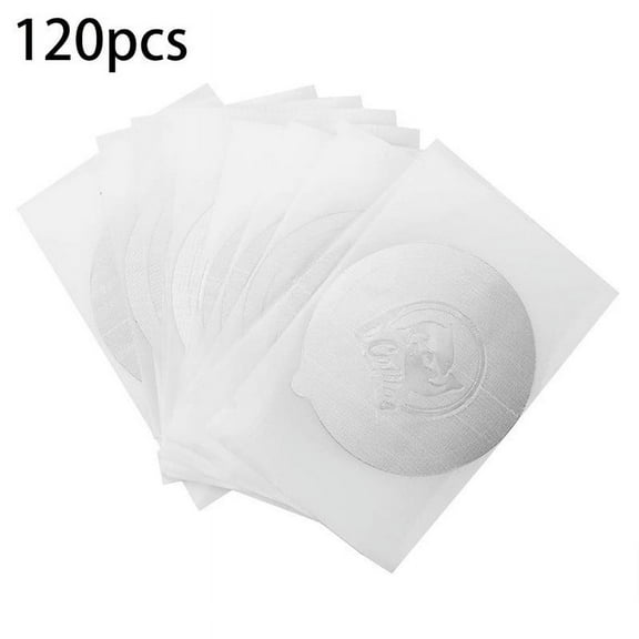 120 Pcs Aluminum Foil Lid for Nespresso-Vertuo Adhesive Sealing Coffee Capsule Sticker Replacement Accessories