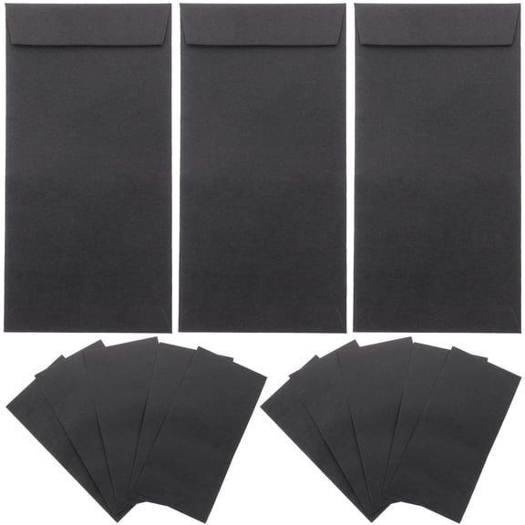 120 Pcs Cash Self-adhesive Envelope Money Envelopes Small for Coins Binder Clips Western Style Tip Stuffing