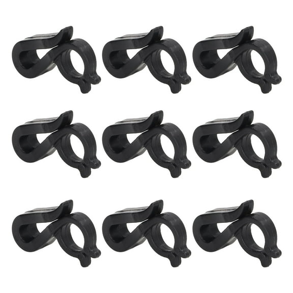 120 Pcs Christmas Light Clips Reusable Waterproof Plastic Outdoor Hanging Christmas Light Clips Holiday Party Decoration Black