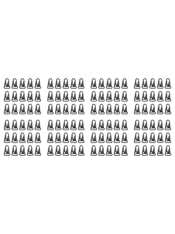 120 Pcs Enlarged Mouth Clip Sling Clasp Olecranon Hook for Sling Outdoors Bag Backpack,Carabiner Keychain Snap Hooks