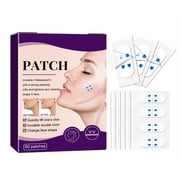 120 Pcs Face Lifting Patches,Stretchable Face Tape Lifting Invisible,Neck Facelift Tape for Face,Instant Shape V Face Tape,Facelift Patches for Face- 8 Hours Lasting Clear