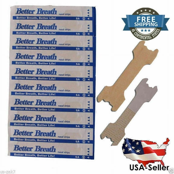 120 Pcs Flexible Better Breathe and Reduce Snoring Non-Woven Large Nasal Strips