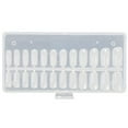 thumbnail image 1 of 120 Pcs Full Coverage Transparent On Nails For DIY Salon Practice Nail Tips Extension Set, 1 of 9