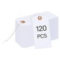 thumbnail image 1 of 120 Pcs Gift Tags with Elastic String,Blank Shipping Tags Large Marking Gift Bags Tags Writable Price Tags Inventory Tag, 1 of 7