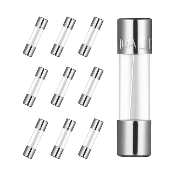 120 Pcs Glass Fuses Assortment Kit - 5x20mm & 3.6x10mm Fast-Blow Tube Fuses - Holiday Lights, Electronics, DIY Repair - 125V Fuse Set