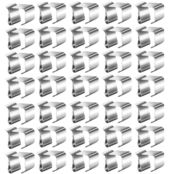 120 Pcs Gutter Clips for Hanging Outdoor Lights, Metal Christmas Light Clips, Weatherproof Gutter Clips, Outdoor String Light Clips, Manganese Steel Holiday Decorating Hook