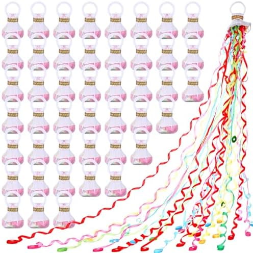 120 Pcs Hand Throw Streamer Poppers Confetti No Mess Streamers Colorful Romantic Paper Crackers for Wedding Birthday Reception Graduation Party Celebrations Favors$$Electronics Accessories