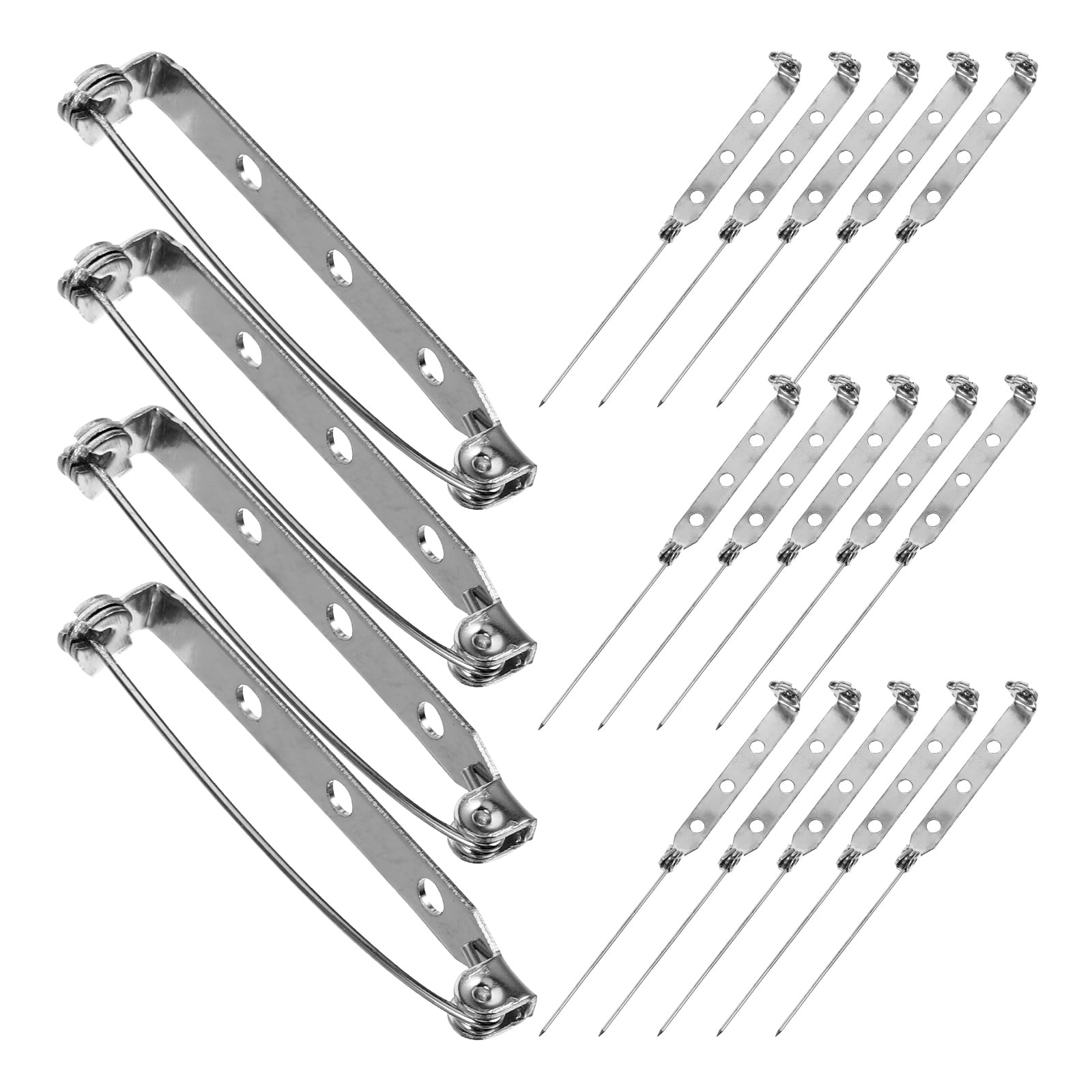 120 Pcs Jewelry Brooch Clothes Pins Brooch Making Bar Pins Brooch