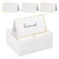 thumbnail image 1 of 120 Pcs Hot Stamping Table Cards with Removable Headband Labels and Tent Style for Events and Parties, 1 of 8