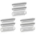 thumbnail image 1 of 120 Pcs Metal Curtain Ring for Curtains and Poles,Dangling Sliding Ring 32 mm Inner Diameter (Silver), 1 of 5