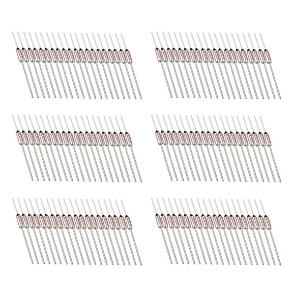 120 Pcs RY Series Metal 192 Celsius 250V 10A Cutoffs Thermal Fuse