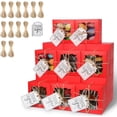 thumbnail image 1 of 120 Pcs Red Bakery Boxes with Window Individual Cupcake Boxes 4x4x2.5 Inches Cookie Boxes Kraft Paper Red Gift Box for Pastries, Cookies, Pie, Donuts, Macaroon, 1 of 7