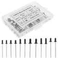 thumbnail image 1 of Aluminum Alloy Rivets Assortment Kit with 120pcs for DIY Projects and Home Use Multi Sizes, 1 of 6