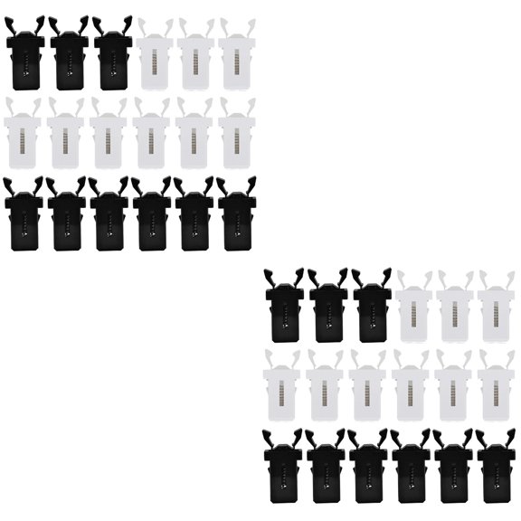 120 Pcs Trash Can Buckle Hook Plastic Garbage Push-buttons Latch for Lid Replacement Catch Latches Push-type Lock