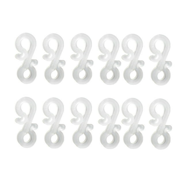 120 Pcs Xmas Lights Christmas Lights Gutter Hooks S Clip Hooks for Lamp