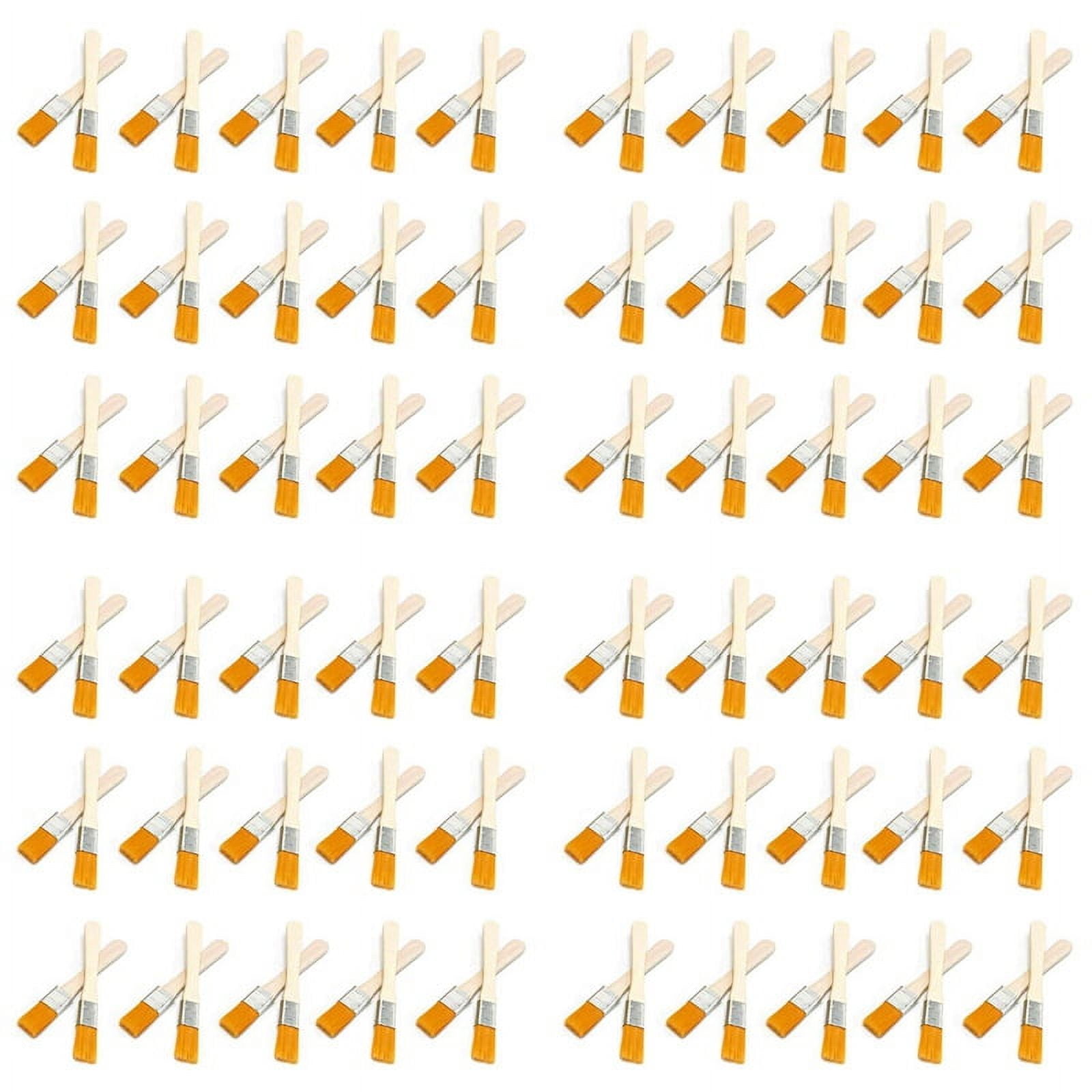 120-Piece Paint Brush Set with Wooden Handle, Brush for Cleaning and Dust Removal, Gloss Paint Brush, Oil Brush