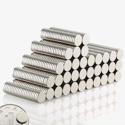 80-Piece 8x1mm Refrigerator Magnets - Small Disc Magnets For Fridge, Whiteboard, DIY - View #2